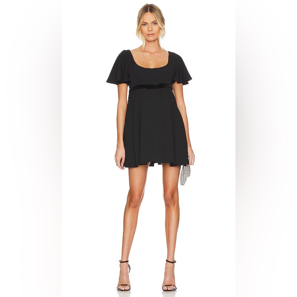 REVOLVE Brianna Mini Dress in Black, Amanda Uprichard, SOLD OUT ONLINE- XS